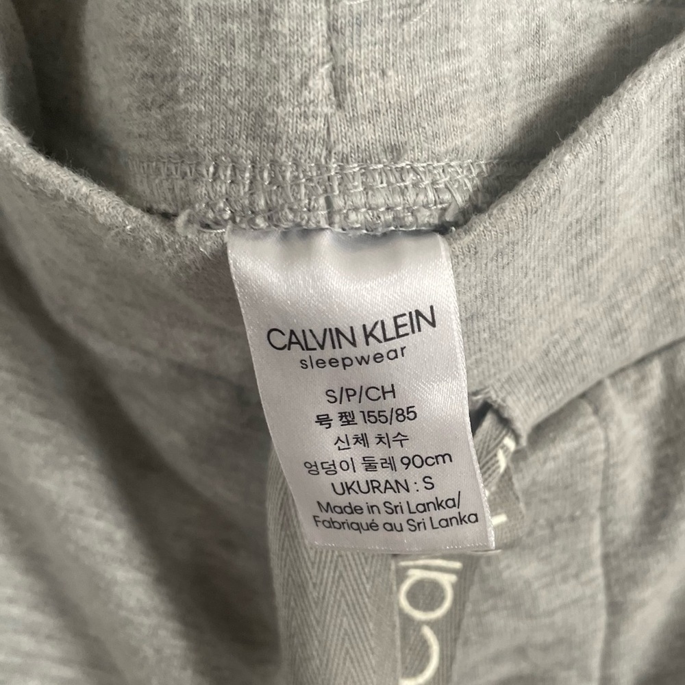 Calvin Klein Heather Gray Sleep Shorts Sz Small - Picture 2 of 4